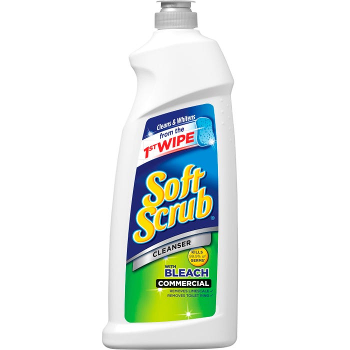 Soft Scrub Commercial Bleach Cleanser, 36 Fluid Ounces, Pack of 6
