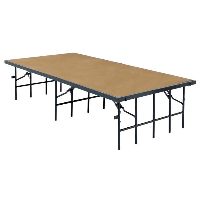 National Public Seating Portable Hardboard Stage, 96 x 36 x 8