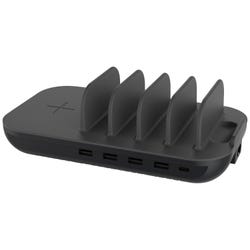 Kantek Wireless Charging Pad Charging Station Input connectors USB, Item Number 2048978