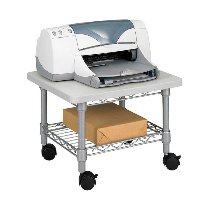 Safco Printer/Fax Stand, Gray, 19 x 16 x 13-1/2 Inches, 300 lbs