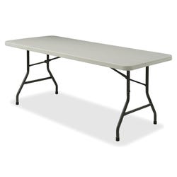 Lorell Rectangular Banquet Table, Gray, 60 x 30 x 29 inches
