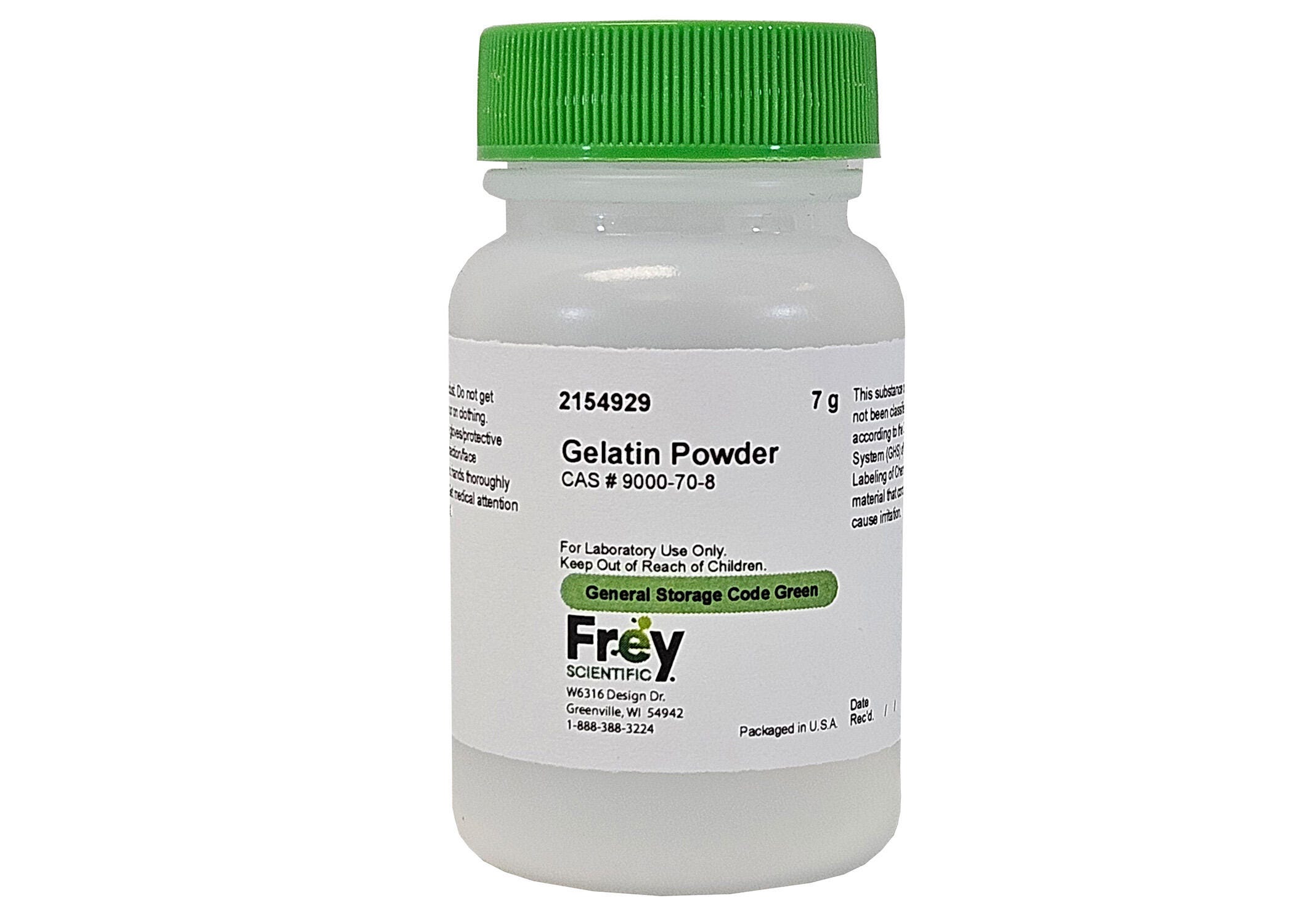 Frey Scientific Gelatin Powder, 7 Grams 2154929