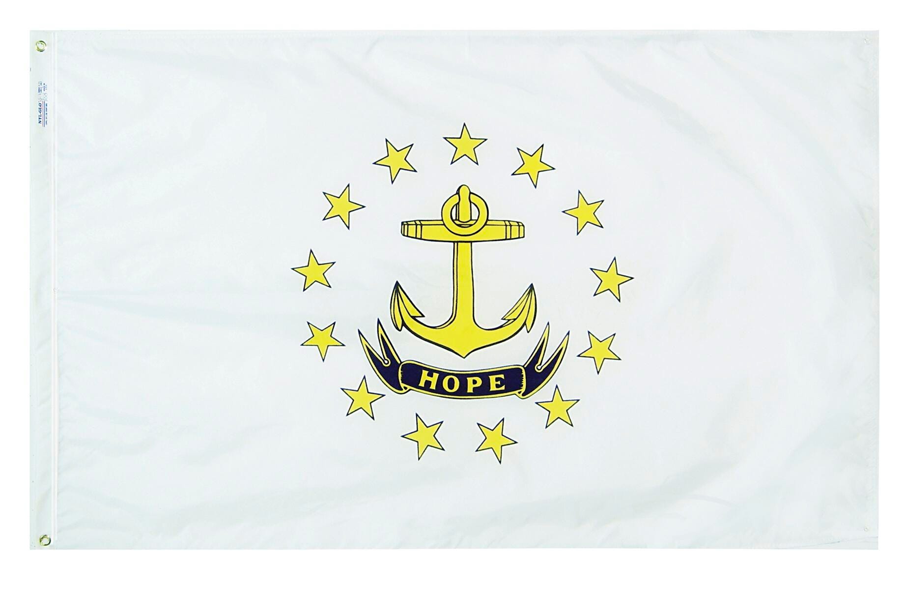 Image for Annin Rhode Island State Flag, Heavy Weight Nylon, Outdoor, 3 x 5 Feet from School Specialty
