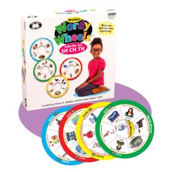 Super Duper Wordy Wheels Game, Add-on Set for SH, CH, and TH, Item Number 2040870