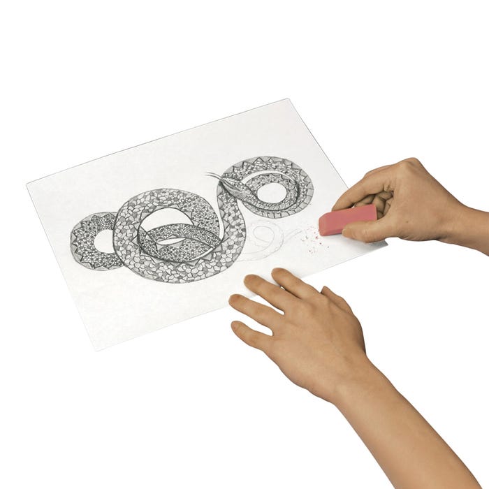 Nasco Erasable Drawing Paper, 12 x 18 Inches, 60 lbs, Pack of 500