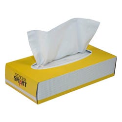 School Smart 2-Ply Facial Tissues, 100 Count, White 2000691