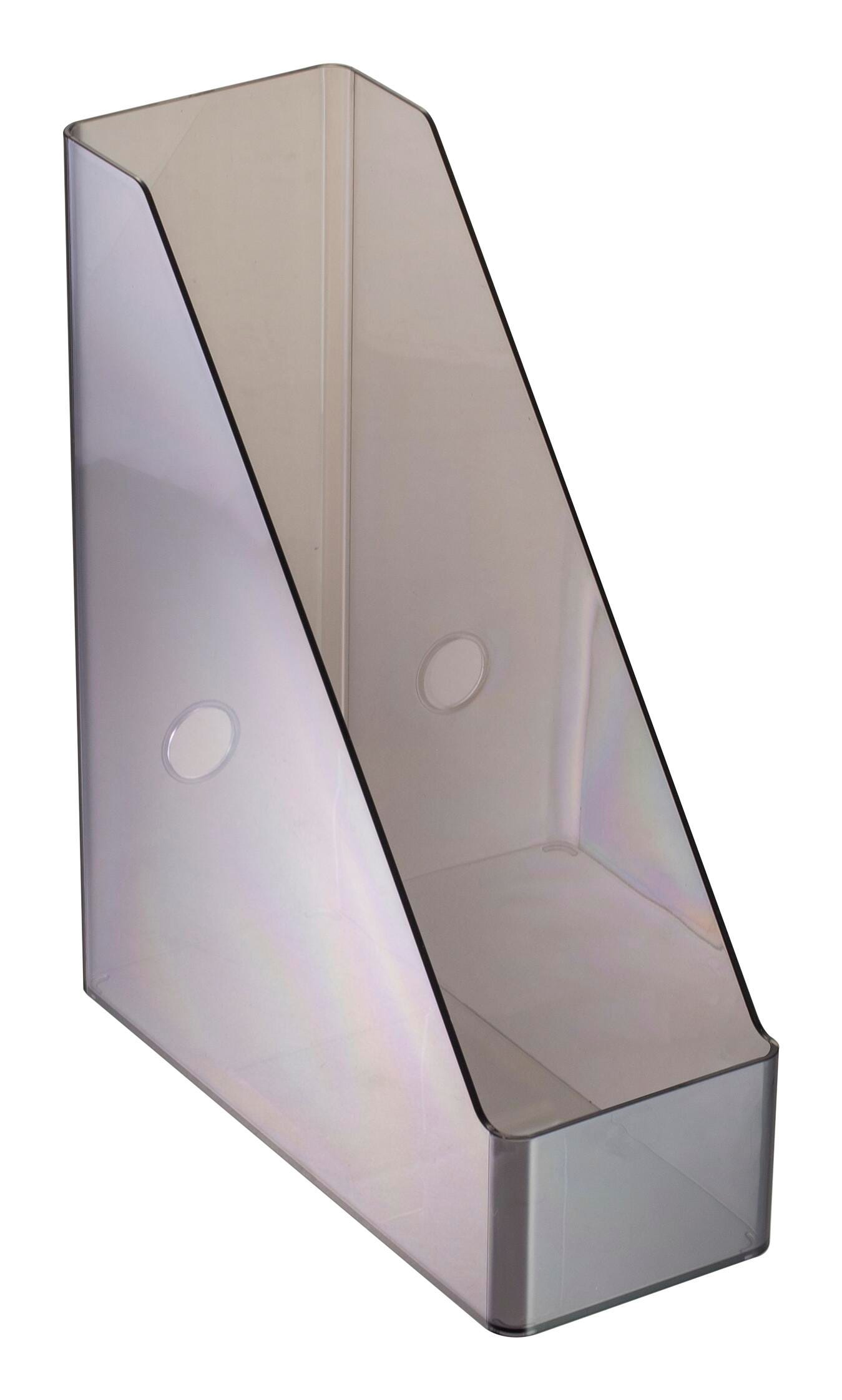 Officemate Magazine File, Recycled, Translucent Gray 2132552