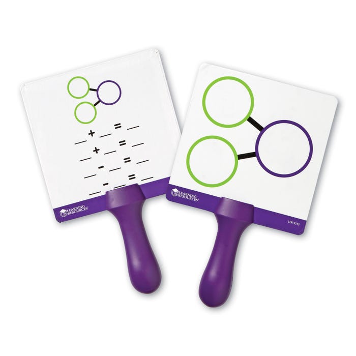 Learning Resources Number Bonds Handheld Boards, Grades K and Above, Set of 5