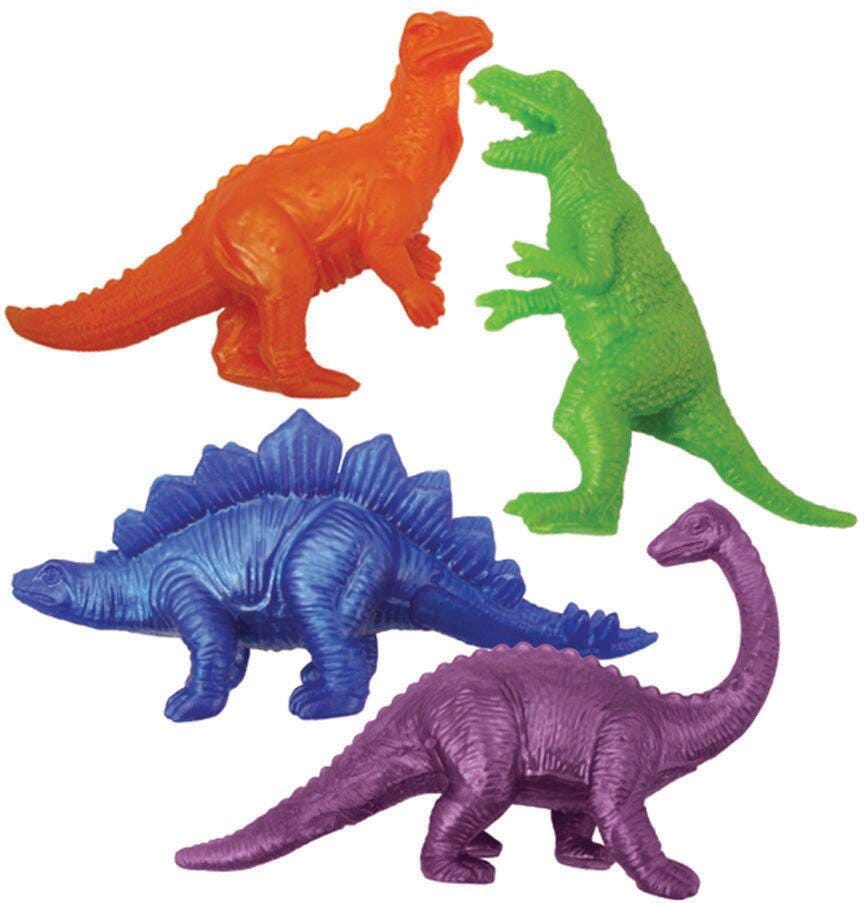 Play Visions Dinosaurs Stretchy Fidget Set, Assorted Color, Set of 4