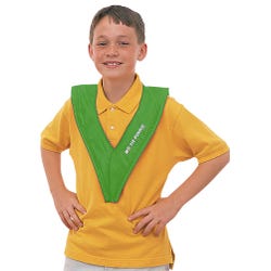 FlagHouse No Tie Pinnie, Child, Green