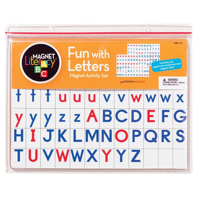 Dowling Magnets Fun With Letters Magnet Activity Set, Grade PreK