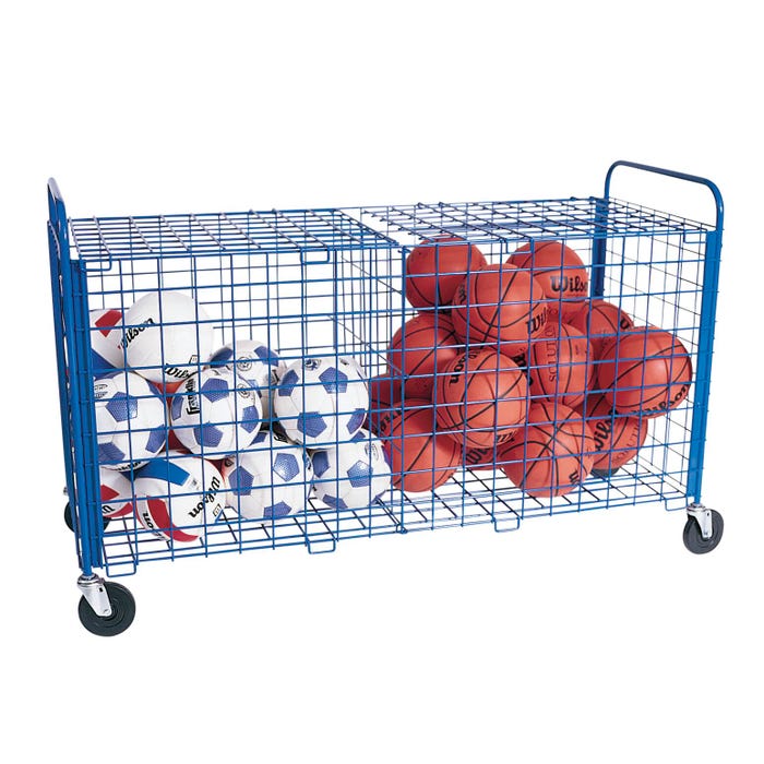 Jaypro ToteMaster Plus Ball Locker, 5 x 2 x 3 Feet, Blue