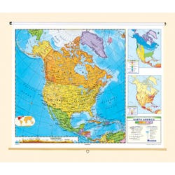 Nystrom Political Relief Map, North America, Item Number 1398307