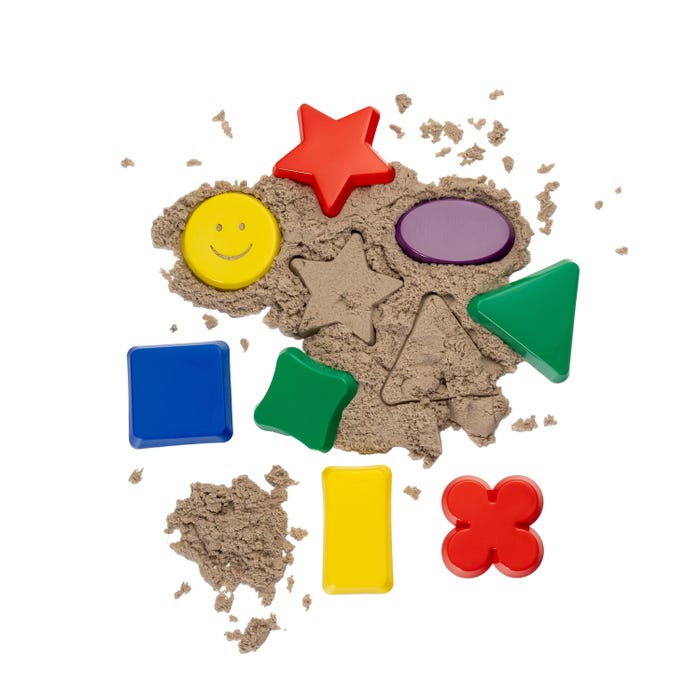 Childcraft Shape Sand Molds, Assorted Colors and Designs, Set of 16