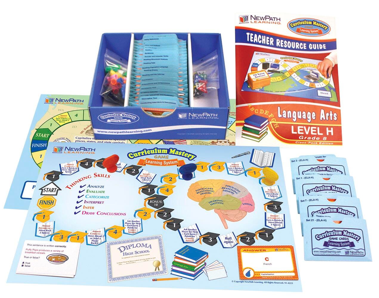 Language Arts Games, Literacy Games Supplies, Item Number 092110