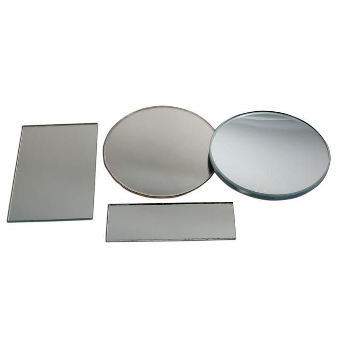 Frey Scientific Concave Glass Mirror, 75 mm Diameter