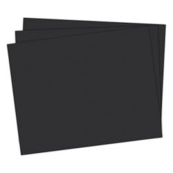 School Smart Railroad Board, 22 x 28 Inches, 4-Ply, Black, Pack of 25 1485728
