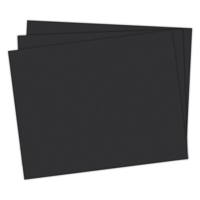 School Smart Railroad Board, 22 x 28 Inches, 4-Ply, Black, Pack of 25