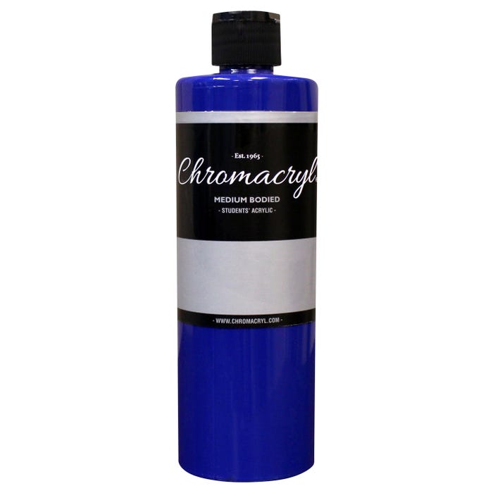 Chromacryl Students' Acrylics, Cool Blue, Pint