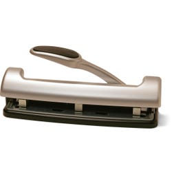 Officemate EZ Lever Adjustable 2 or 3 Hole Punch with Lever, 15 Sheets, Item Number 1597641