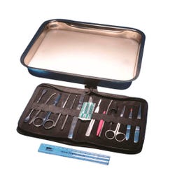United Scientific Dissecting Instruments, Deluxe Set of 14 with Dissecting Tray, Item Number 2094442