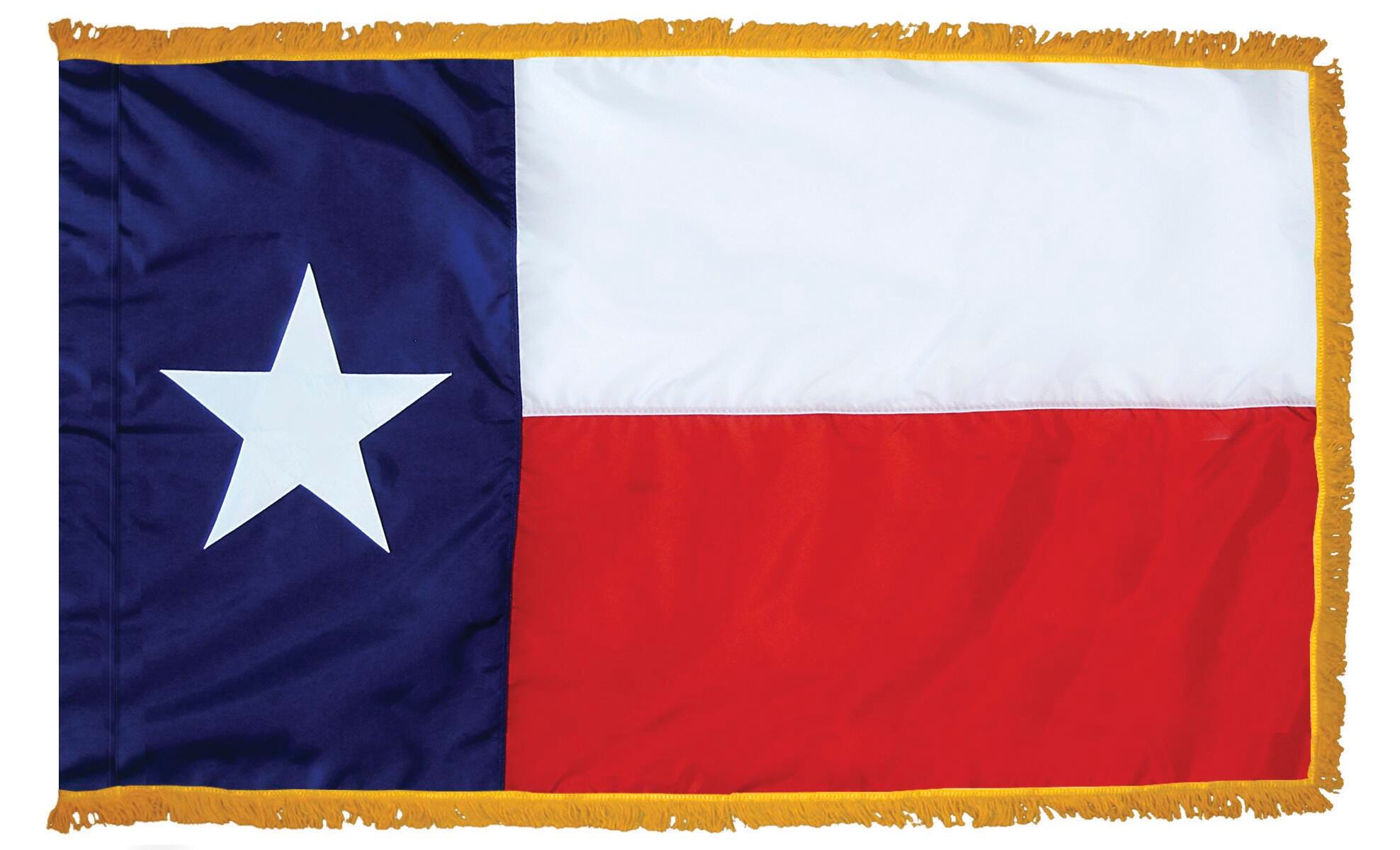 Image for Annin Texas State Flag, Nylon, Indoor, 3 x 5 Feet from School Specialty