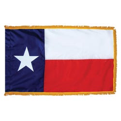 Annin Nylon Texas Indoor State Flag, 3 X 5 ft, Item Number 023372