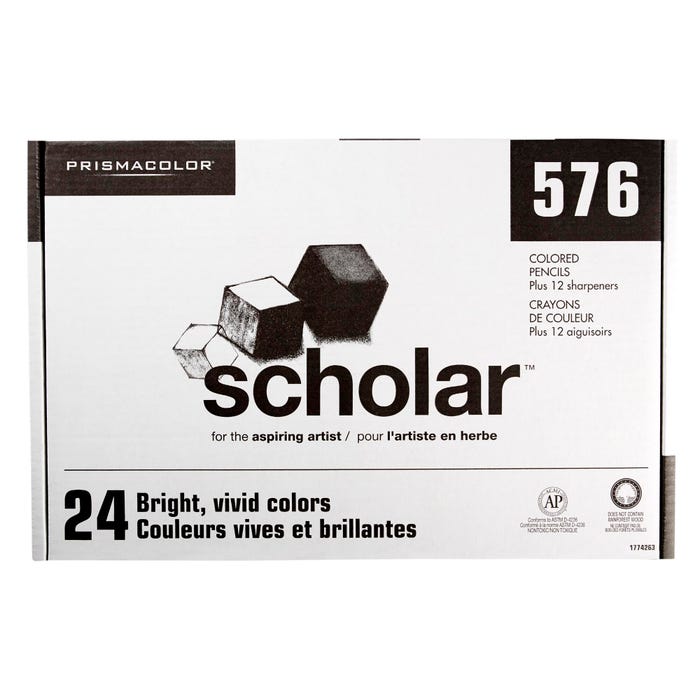 Prismacolor Scholar Colored Pencil Classroom Pack, 24- Assorted Colors, Set of 576