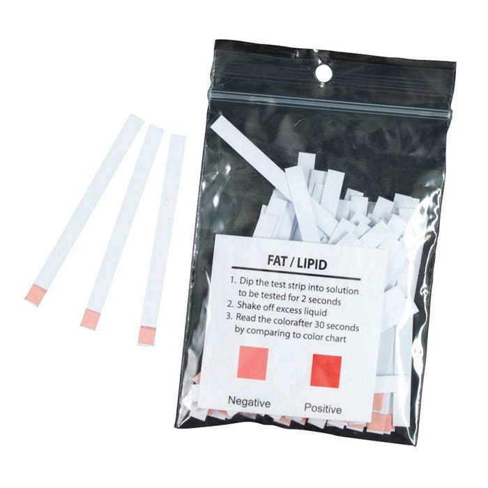 Food Test Strip - Fats/Lipids, Pack of 75