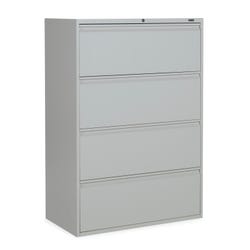 Global Industries 1900 Series 4-Drawer Lateral File Cabinet, 36 x 19-1/4 x 51-7/8 Inches 4000833