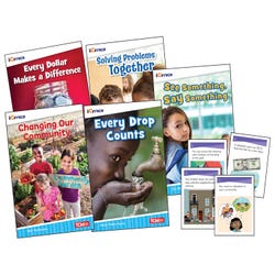 Teacher Created Materials Community & Social Awareness Book Set and Game Cards, Grade 2, Item Number 2097294