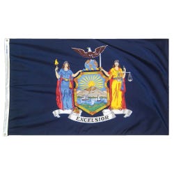 Annin Nylon New York Indoor State Flag, 3 X 5 ft 023361