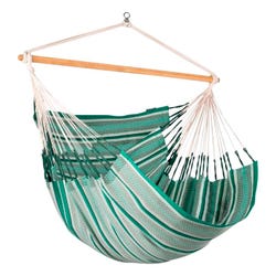 LA SIESTA Habana Organic Cotton Kingsize Hammock Chair, 55 x 67 Inches, Agave 2038137