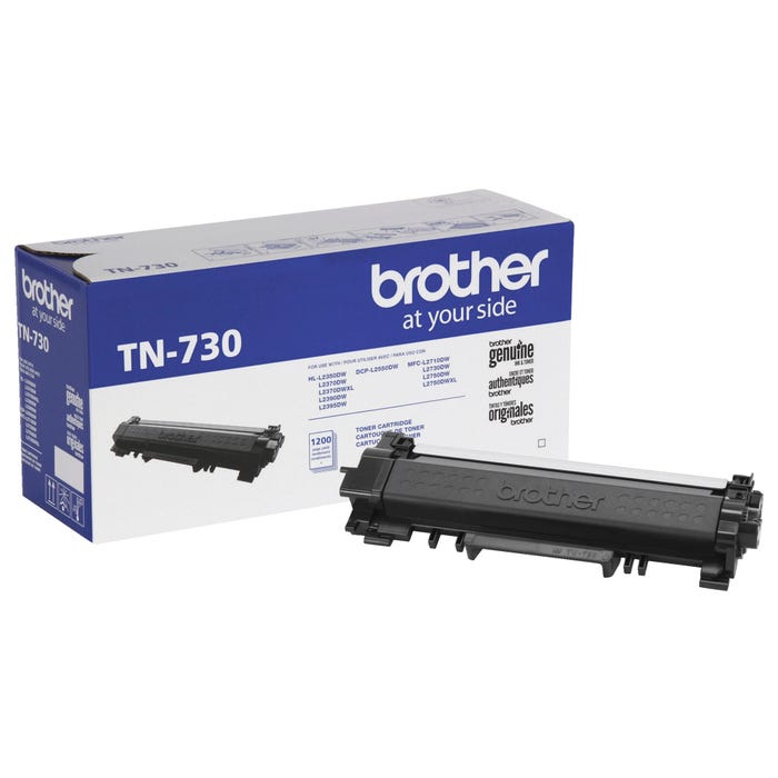 Brother TN730 Ink Toner Cartridge, Black
