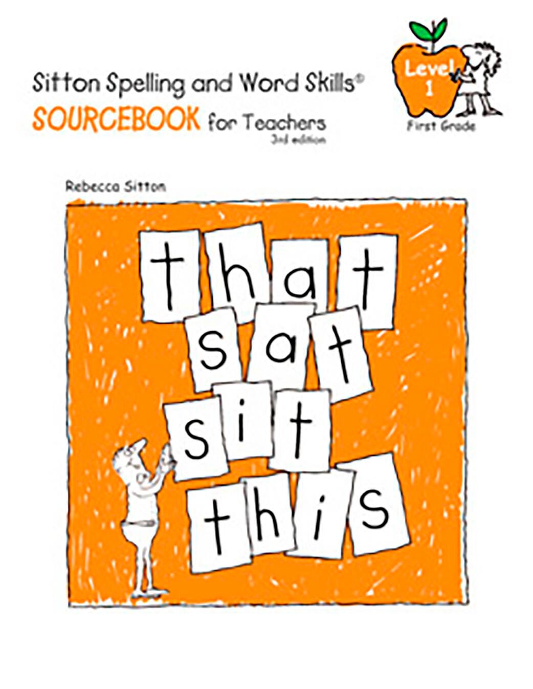 Image for Sitton Spelling Sourcebook for Teacher, Grade 1, Set of 1 Book and 5 Posters from School Specialty