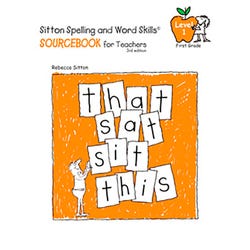 Image for Sitton Spelling Sourcebook for Teacher, Grade 1, Set of 1 Book and 5 Posters from School Specialty