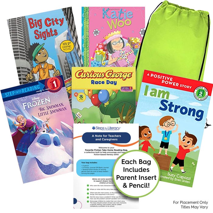 Achieve It! Take Home Bag Favorite Fiction Book Collection, Grade 1