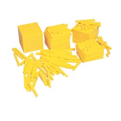 Achieve It! Beginning Base Ten Block Kit, Yellow, 421 Pieces
