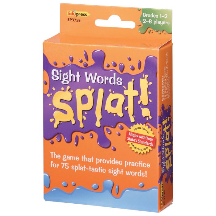 Edupress Sight Word Splat! Game, Grades 1 to 2