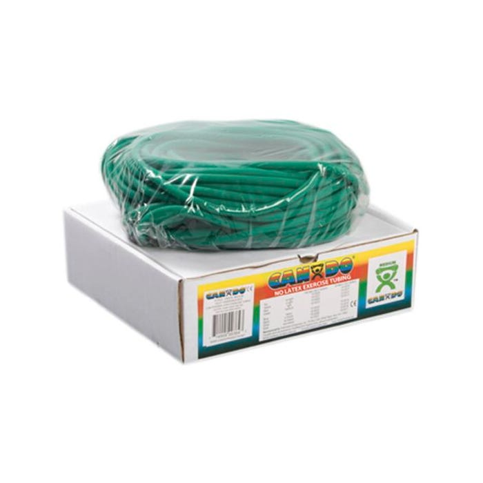 CanDo No-Latex Medium Resistance Tube, Green