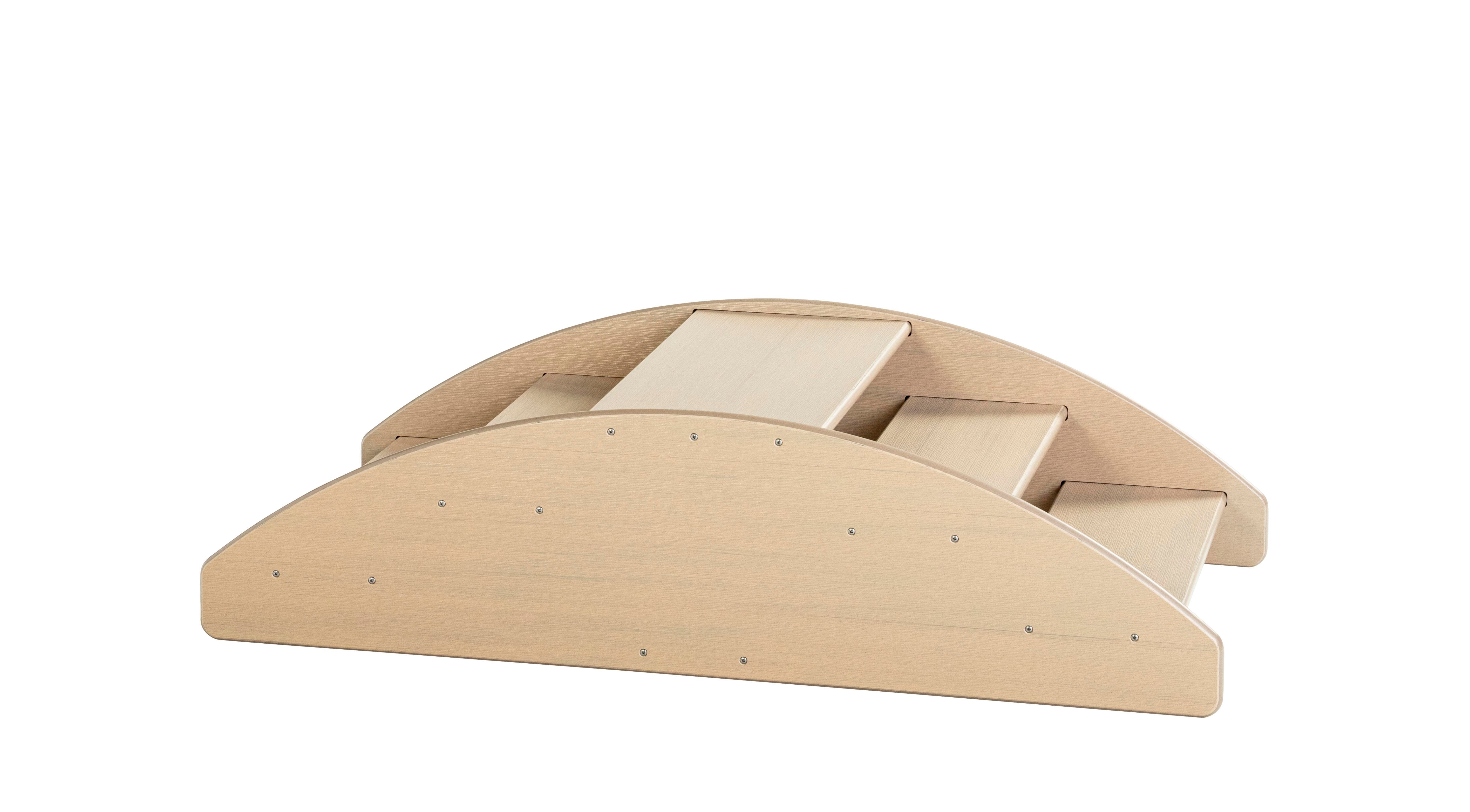 Childcraft Outdoor Oak Poly Rocking Chair Boat and Steps, 46-1/8 x 24 x 11-1/2 Inches 2163503