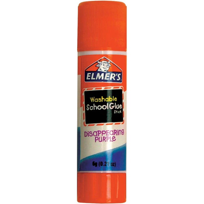 Elmer's School Glue Stick, 0.21 Ounces, Disappearing Purple