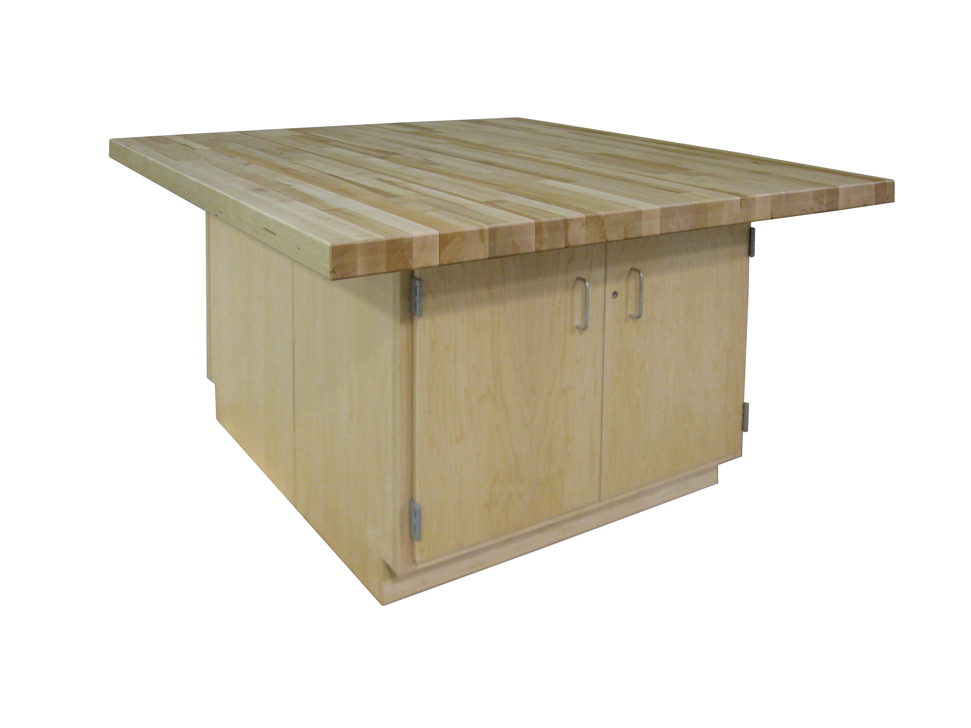 Hann Art and Printmaking Workstation, 64 x 54 x 33-1/4 Inches, Hard Maple 2142027