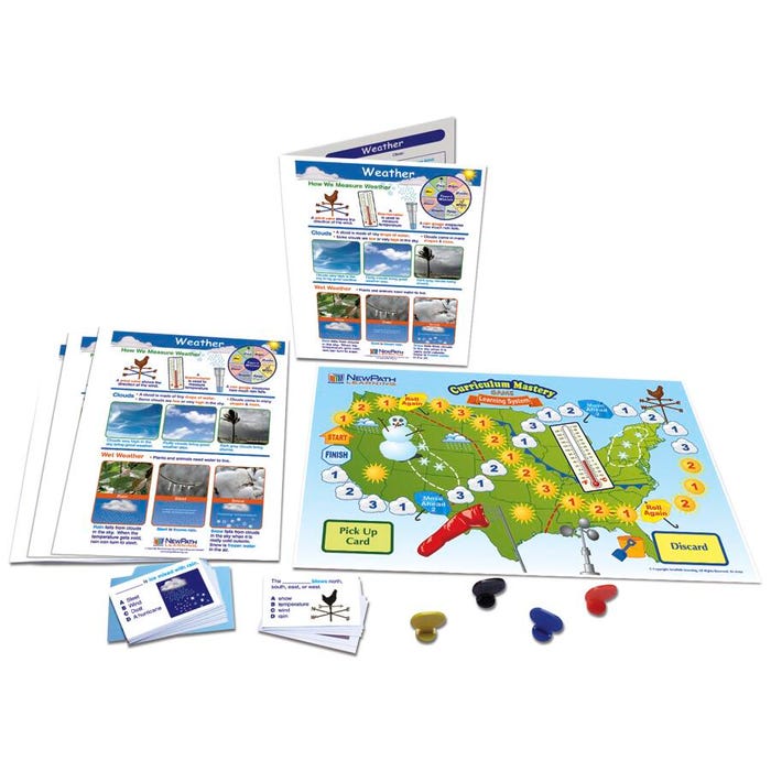 NewPath Learning Weather Learning Center Game, Grades 1 to 2