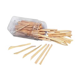 Jack Richeson Boxwood Modelers, 6 Inches, Wood, Set of 72 Item Number 402383