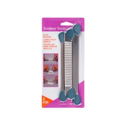 Sculpey Flexible Super Slicer, Assorted Blades, Set of 3