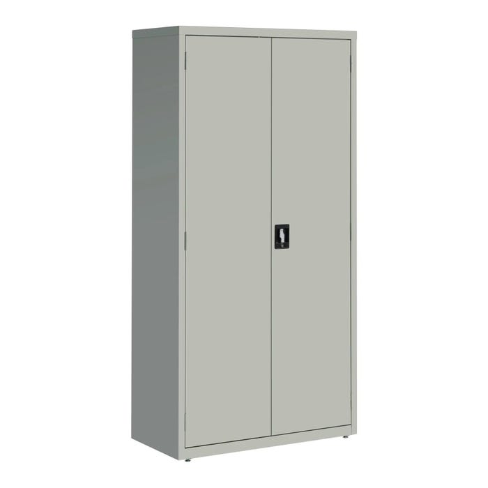 Hirsh Storage Cabinet, 36 x 18 x 72 Inches, Light Gray