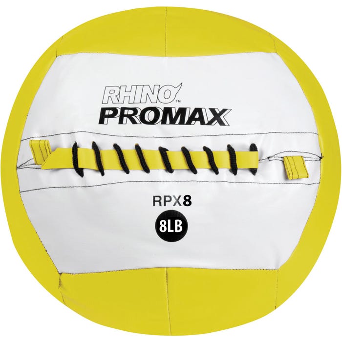Champion Sports Rhino Skin Promax Medicine Ball, 8 Pounds, Yellow