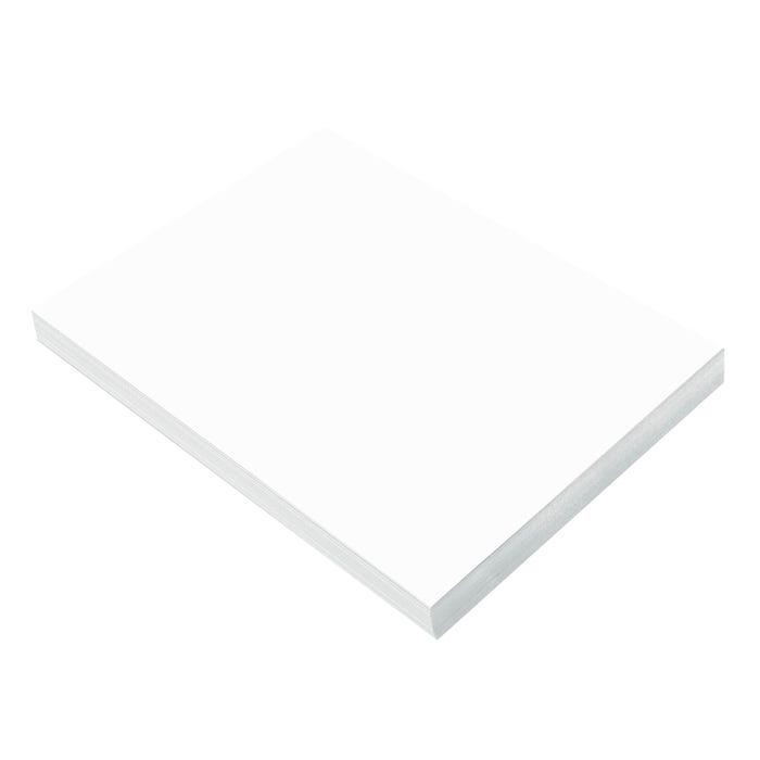 Prang Medium Weight Construction Paper, 9 x 12 Inches, Bright White, 100 Sheets