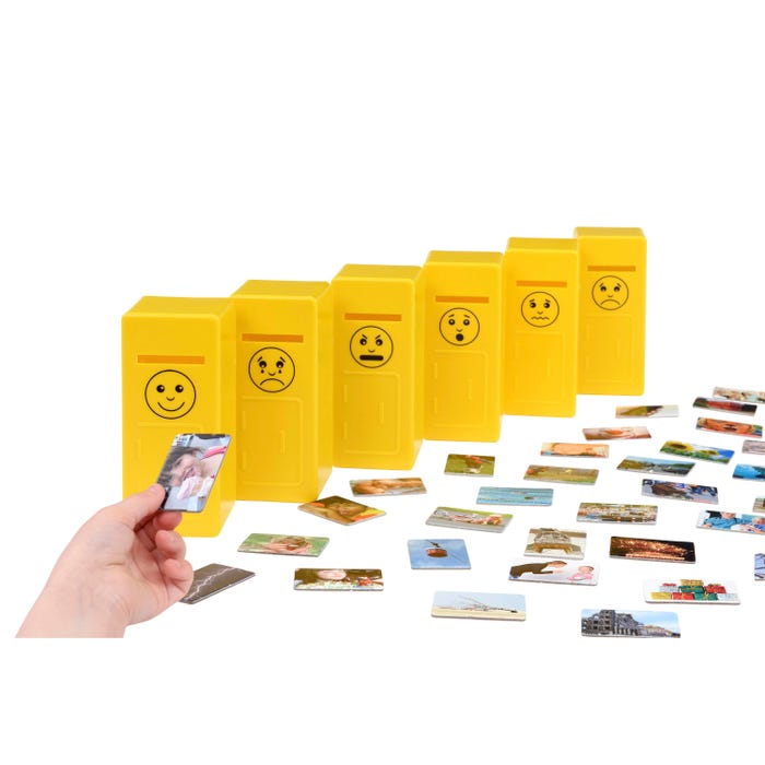 Educational Advantage Emotions Posting Game, 66 Pieces